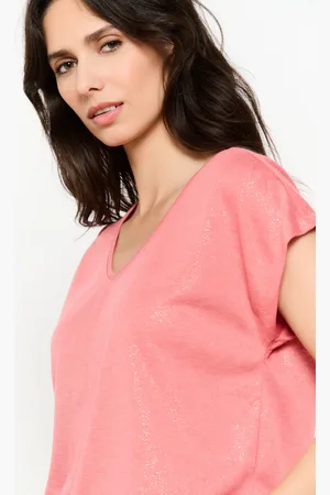 LolaLiza Vloeiend glanzend t-shirt