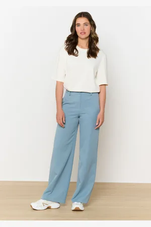 LolaLiza Wide leg broek in twill