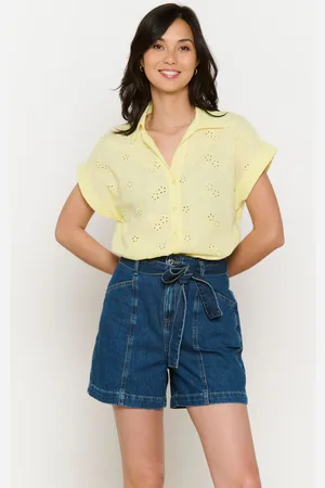 LolaLiza Geborduurde opengewerkte blouse
