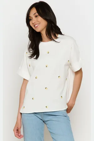 LolaLiza T-shirt met citroenborduursel