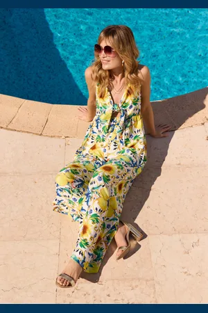 LolaLiza Jumpsuit met citroenprint