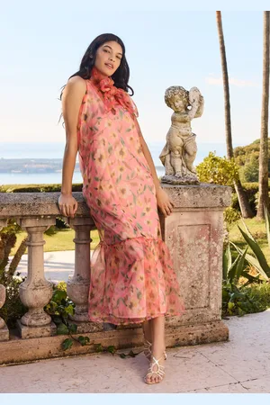 LolaLiza Midi-jurk met bloemenprint