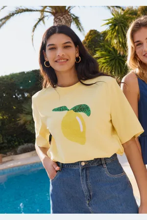 LolaLiza T-shirt met citroenprint