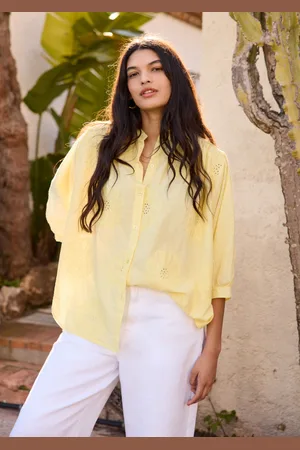 LolaLiza Losvallende geborduurde blouse