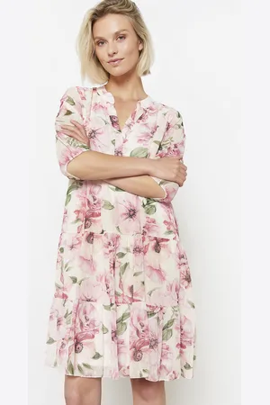 LolaLiza Geplooide bloemenjurk
