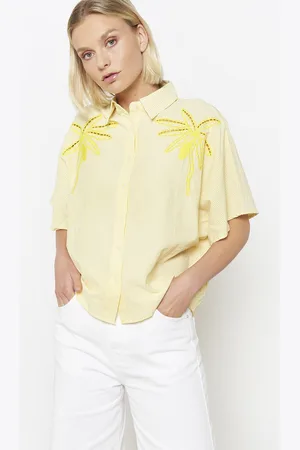 LolaLiza Shirt met palmboomborduursel