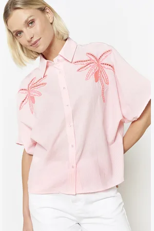 LolaLiza Shirt met palmboomborduursel