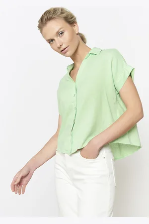 LolaLiza Knoopsluiting linnen blouse