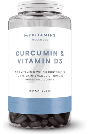 Myvitamins Curcumin & Vitamine D3 Capsules - 60Capsules