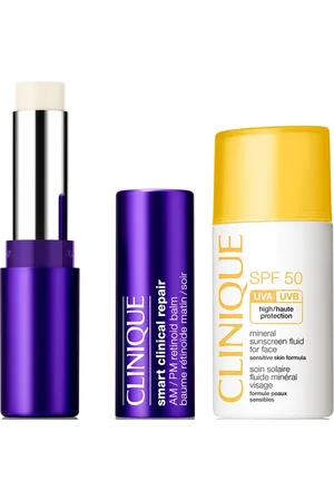 Clinique Smart Clinical Repair AM/PM Retinoid Balm and SPF 50 Mineral Fluid Duo