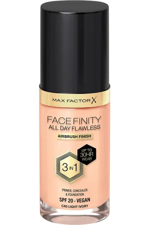 Max Factor Facefinity All Day Flawless 3 in 1 Vegan Foundation 30ml (Various Shades)