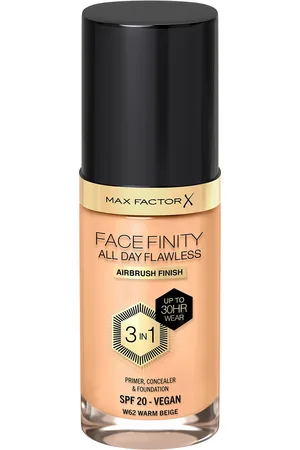 Max Factor Facefinity All Day Flawless 3 in 1 Vegan Foundation 30ml (Various Shades)