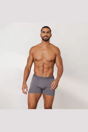 Lounge Underwear Luxe Herenboxershorts (3-Pack) - Houtskool