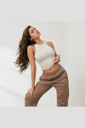 Lounge Underwear Essential Geribd Racerback Top - Cr??me