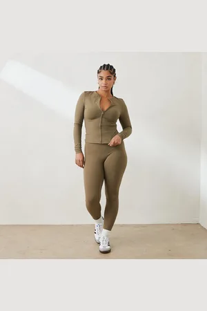 Lounge Underwear Essential Leggings - Olijf
