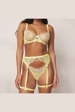 Lounge Underwear Ilianna Intimates Set - Geel