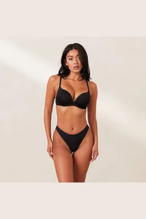 Lounge Underwear Comfort Hoge Push-Up T-Shirt BH - Zwart