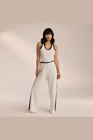 Lounge Underwear Kanten Pyjamabroek - Wit