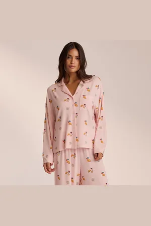 Lounge Underwear Modal Pyjamashirt - Roze