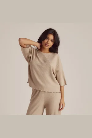 Lounge Underwear Soft Waffle Pyjama Top - Nerts