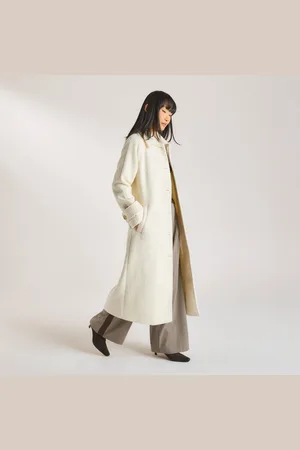 Lounge Underwear Shearling Coat - Cr??me