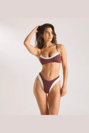 Lounge Underwear Monaco Bralette Bikinitop - Pruim