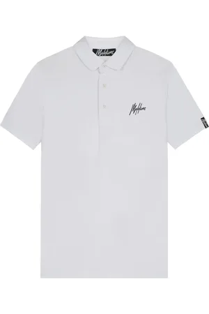 Malelions Men Signature Polo | White