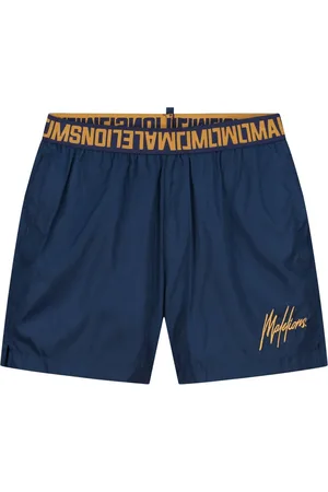 Malelions Men Venetian Swimshort | Navy/Gold
