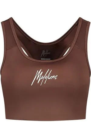 Malelions Women Sport Bra | Mocha