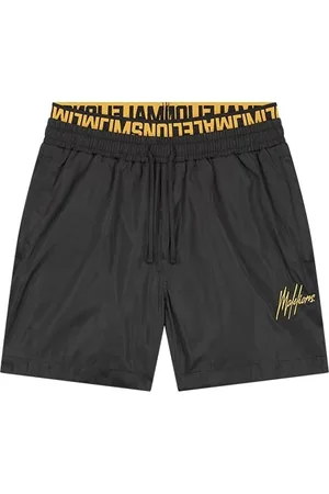 Malelions Men Venetian 2.0 Swim Shorts | Black/Gold