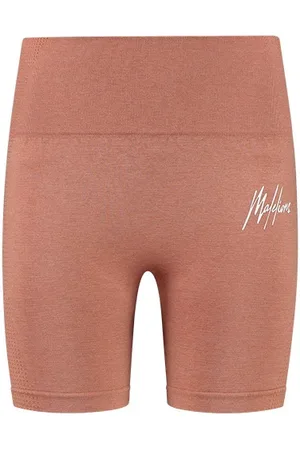 Malelions Women Sport Seamless Biker Shorts | Red