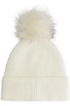 Malelions Women Signature Beanie | Off-White