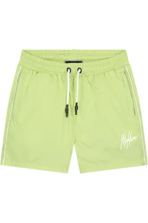 Malelions Sport Counter Swim Shorts | Lime
