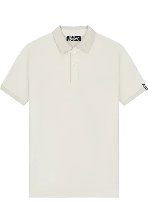 Malelions Men Signature Waffle Polo | Off-White