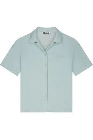 Malelions Women Terry Paradise Shirt | Light Blue