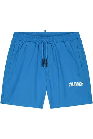 Malelions Men Boxer 2.0 Swim Shorts | Blue/White