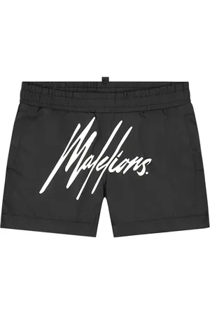 Malelions Baby Signature Swim Shorts | Black