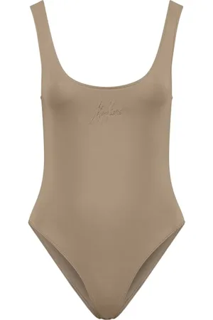 Malelions Women Resort Bodysuit | Brown