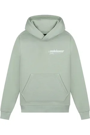 Malelions Junior Worldwide Hoodie | Aqua Grey/