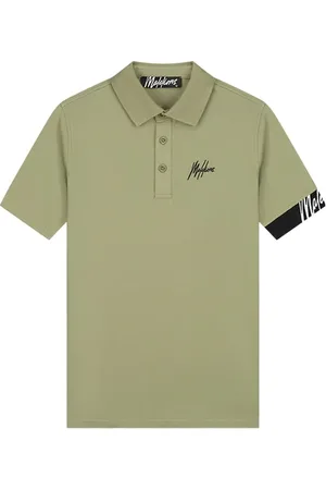 Malelions Men Captain Polo | Light Sage/Black