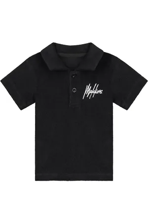 Malelions Baby Terry Polo | Black