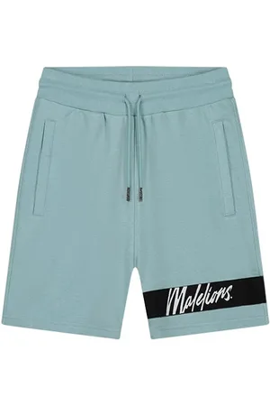 Malelions Men Captain Shorts | Light Blue/Black