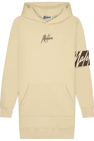 Malelions Women Captain Hoodie Dress | Taupe/Brown