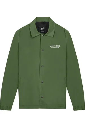 Malelions Men Members Club Coach Jacket | Forest Army