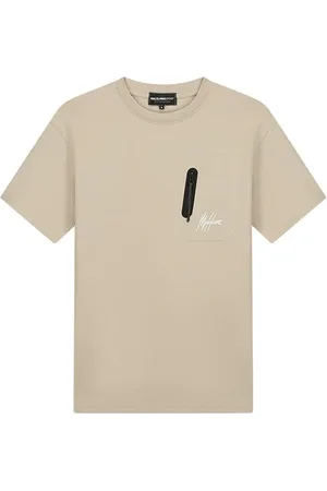 Malelions Sport Counter Oversized T-Shirt | Taupe
