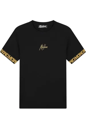 Malelions Men Venetian T-Shirt | Black/Gold