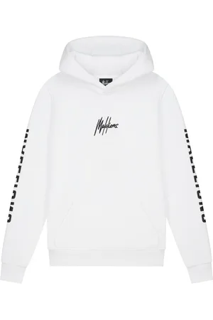 Malelions Junior Lective Hoodie | White/Black