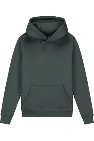 Malelions Junior Striped Signature Hoodie | Teal
