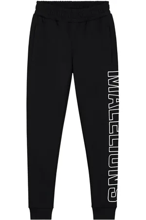Malelions Junior Girls Tribe Sweatpants | Black/White