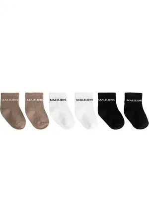 Malelions Baby Socks 3-Pack | Tricolore